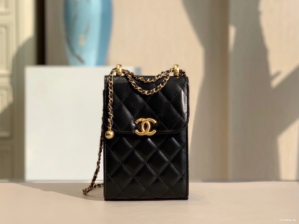 Firstbag Ru CHANEL HOLDER WITH PHONE CHAIN 0823